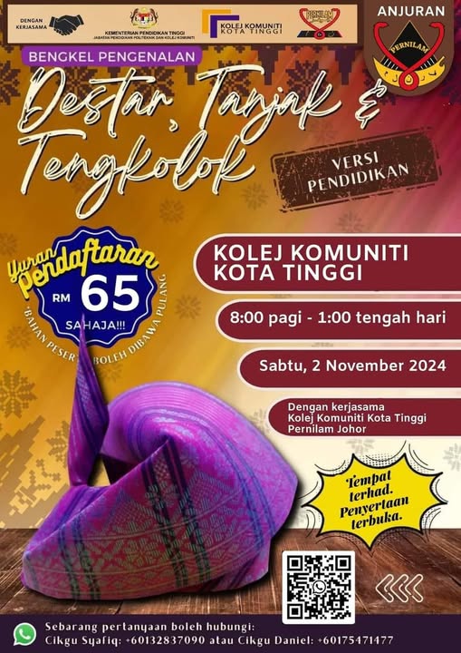 Bengkel Pengenalan Destar, Tanjak & Tengkolok (Versi Pendidikan)